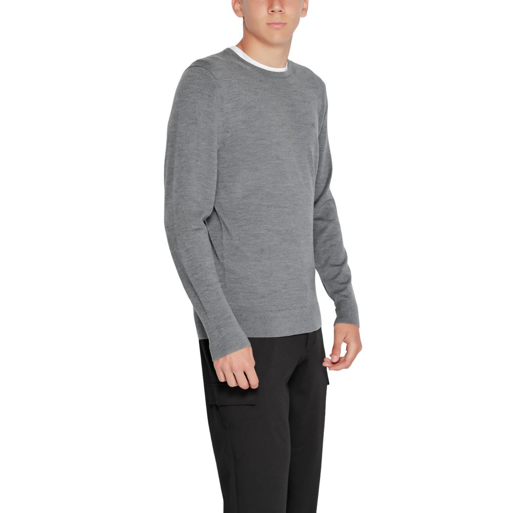 Gray Recycled Wool Sweatshirt - ventzia