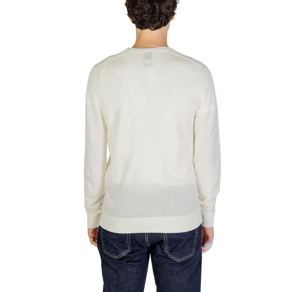 Cream Recycled Wool Sweatshirt - ventzia