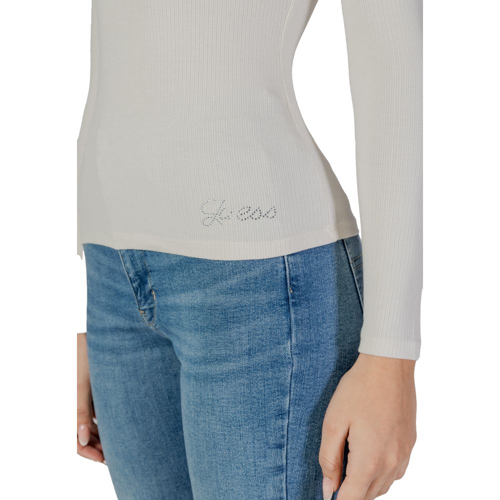 Cream Viscose Long Sleeve - ventzia