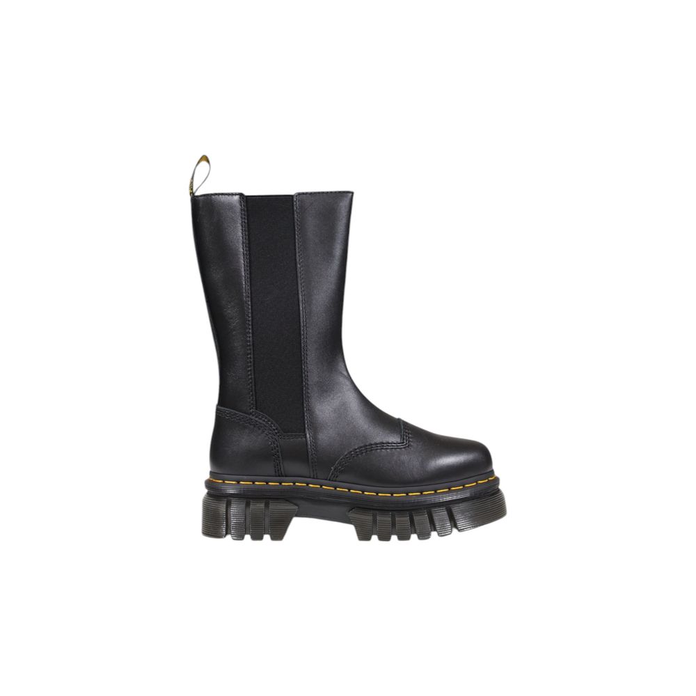 Black Leather Boot - ventzia