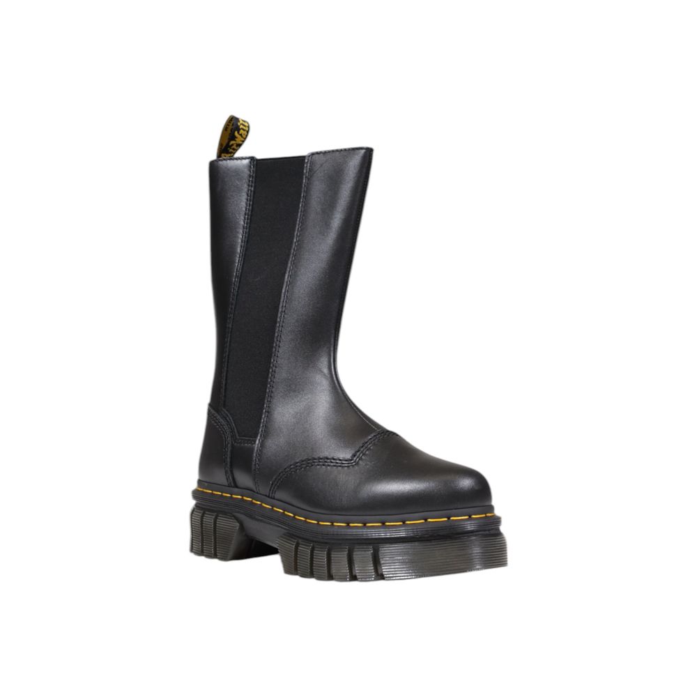 Black Leather Boot - ventzia