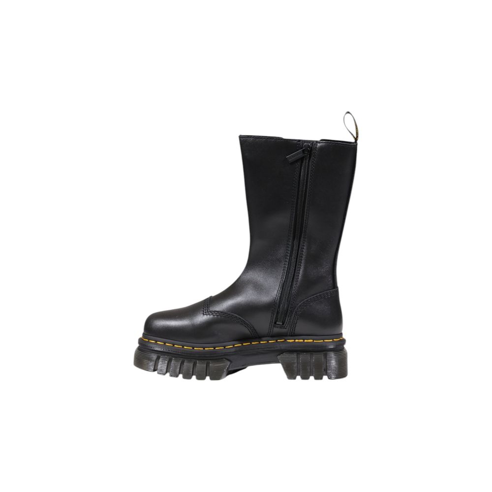 Black Leather Boot - ventzia