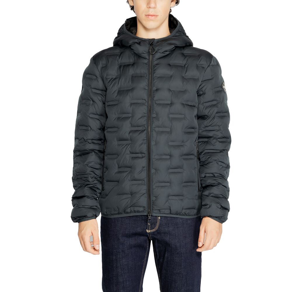 Blue Polyester Jackets & Coat - ventzia