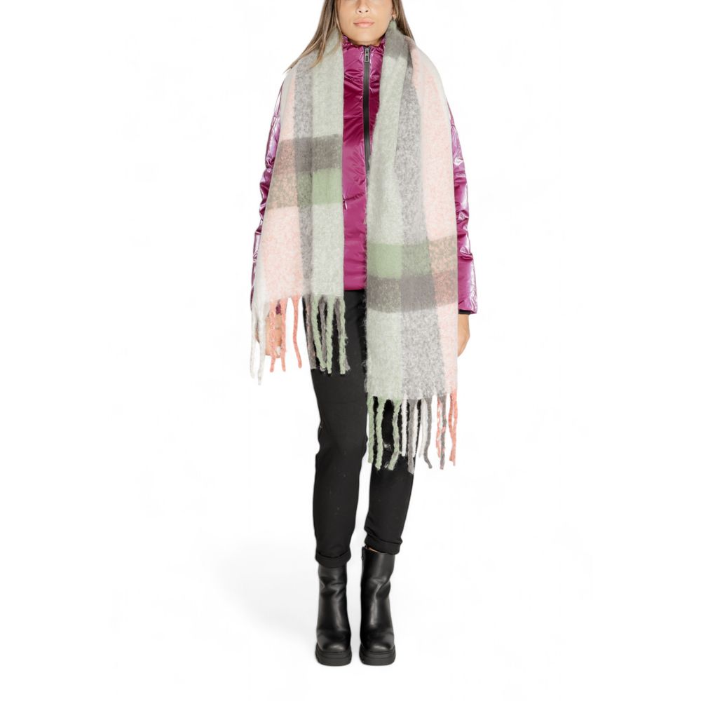 Gray Recycled Polyester Scarf - ventzia
