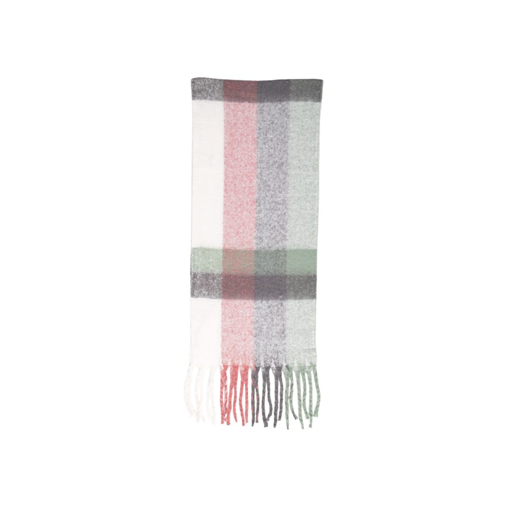 Gray Recycled Polyester Scarf - ventzia