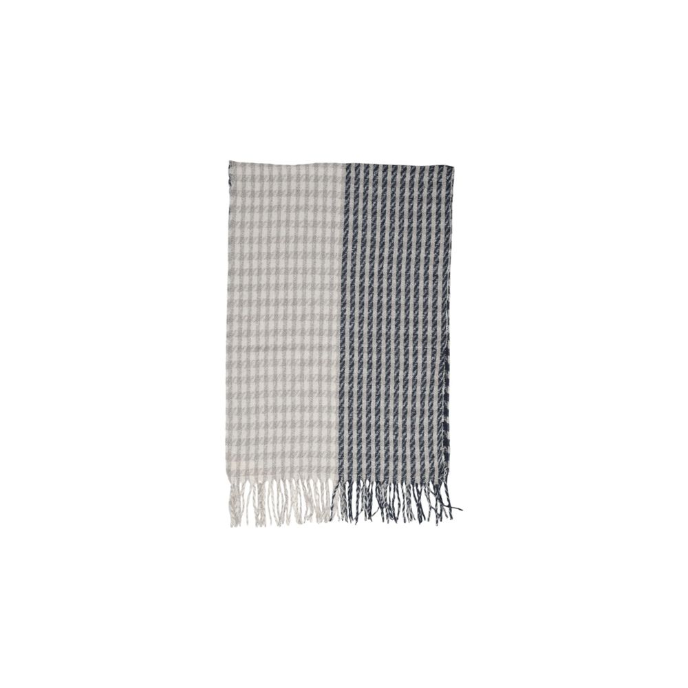 Gray Recycled Polyester Scarf - ventzia