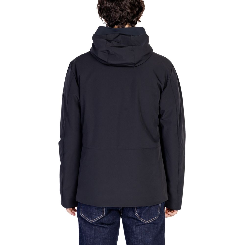 Black Polyamide Jackets & Coat - ventzia
