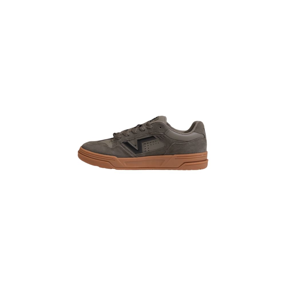 Beige Suede Leather Sneaker - ventzia