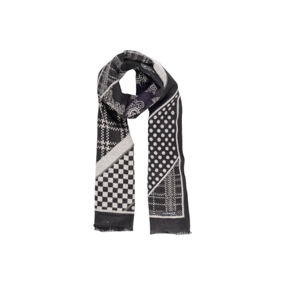Black Viscose Scarf - ventzia