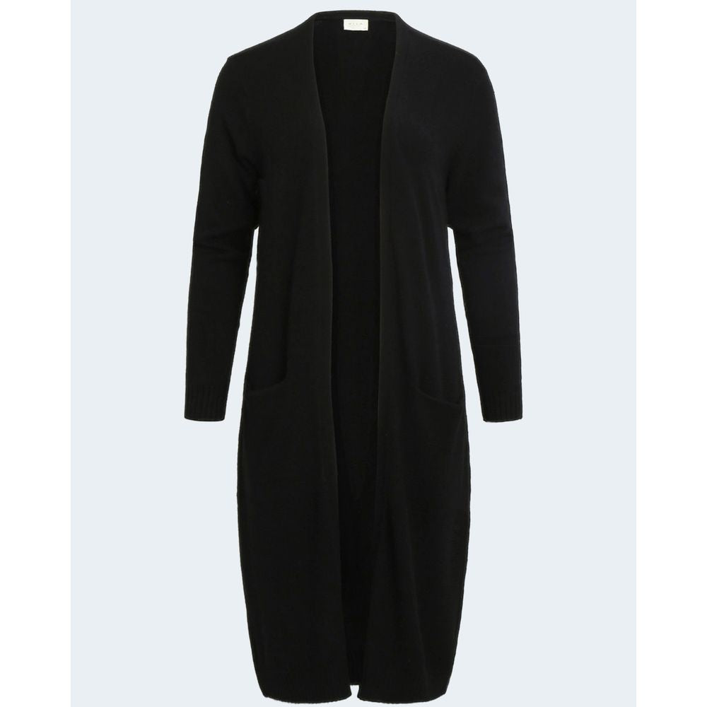 Black Viscose Cardigan - ventzia