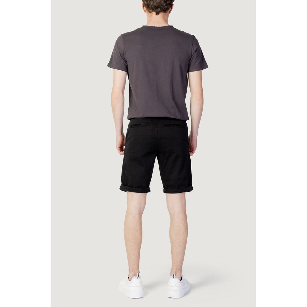 Black Cotton Short - ventzia