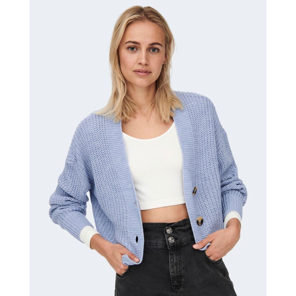 Blue Marabou Cardigan