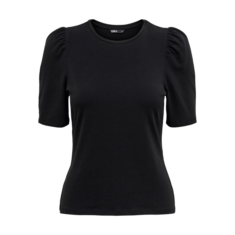 Black Cotton T-Shirt - ventzia