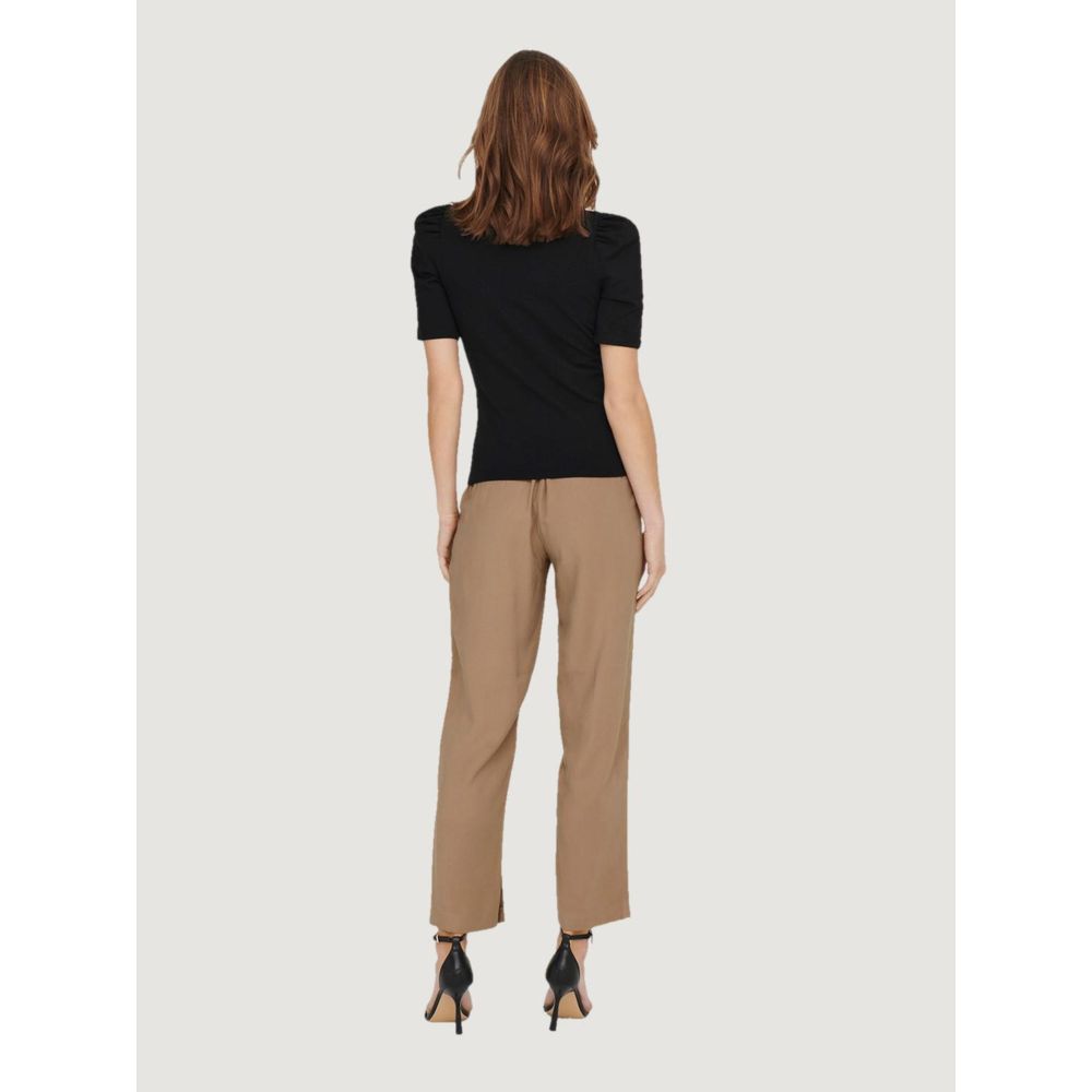 Black Cotton T-Shirt - ventzia