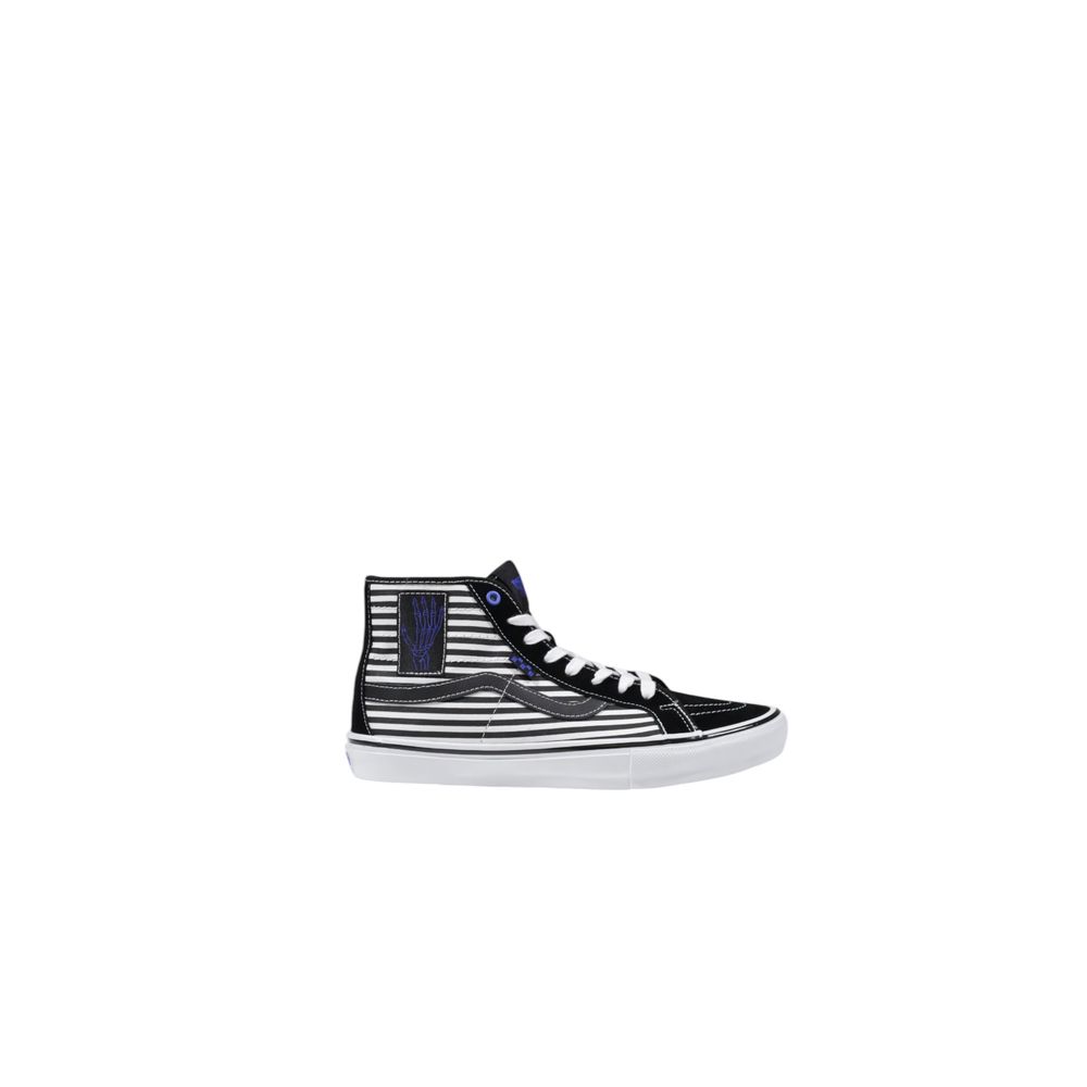 Black And White Leather Sneaker - ventzia