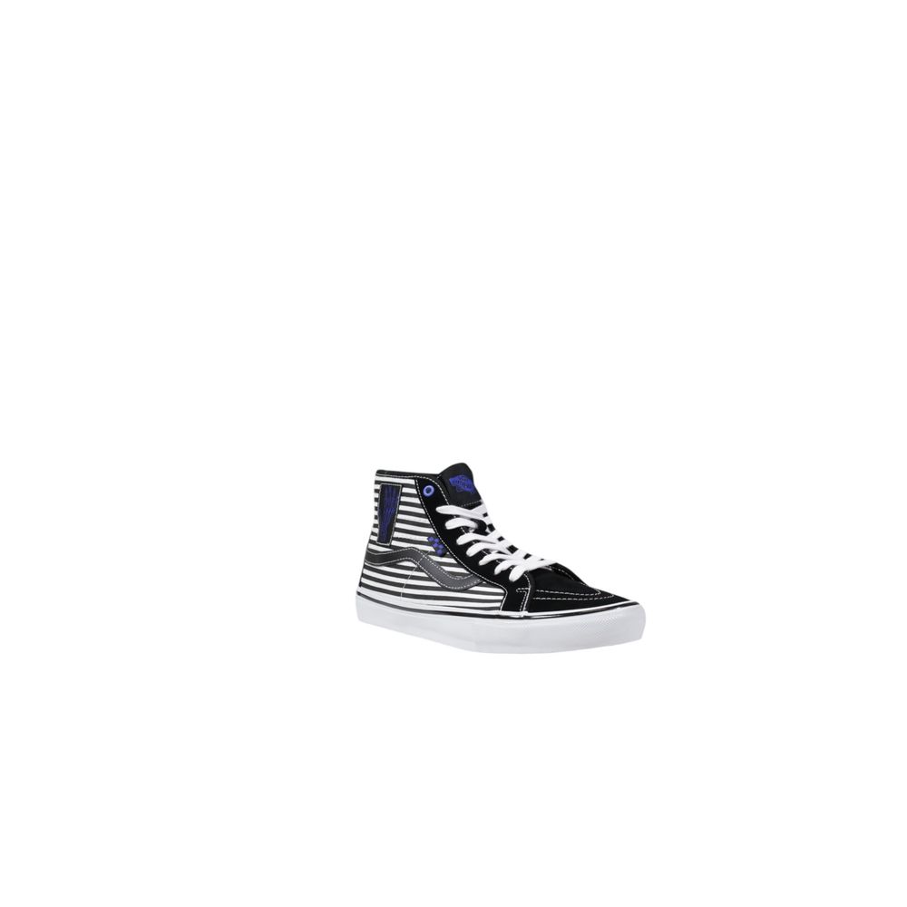 Black And White Leather Sneaker - ventzia