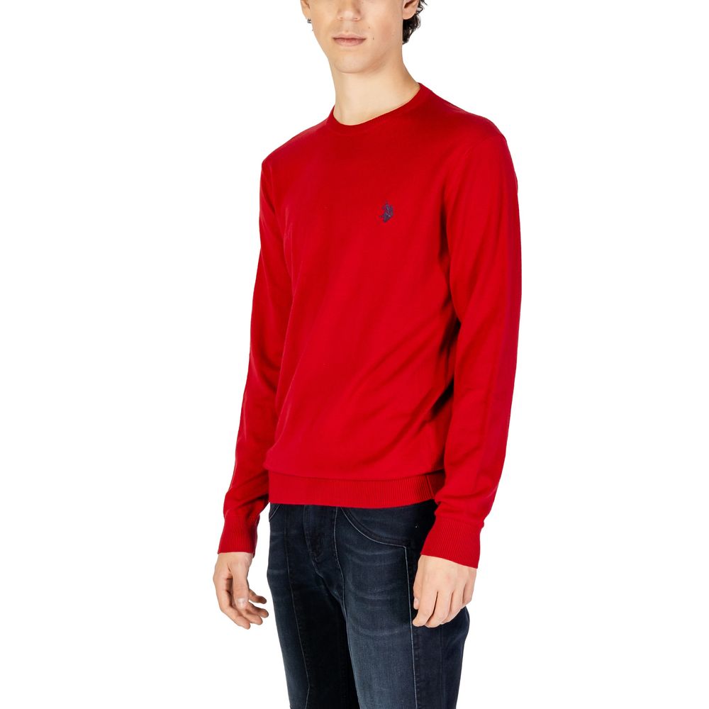 Red Cotton Sweatshirt - ventzia