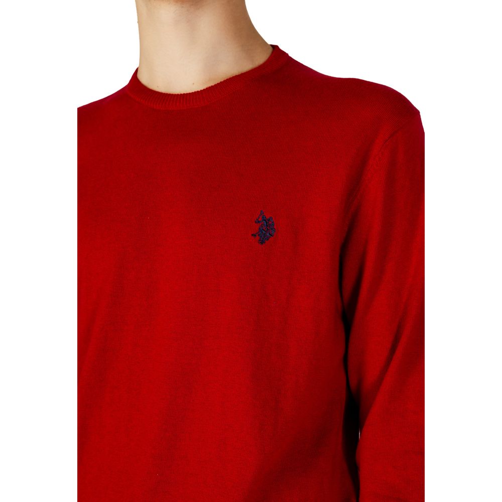 Red Cotton Sweatshirt - ventzia