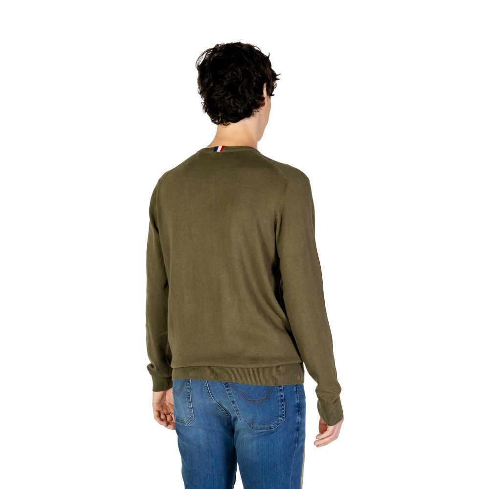 Green Cotton Sweatshirt - ventzia