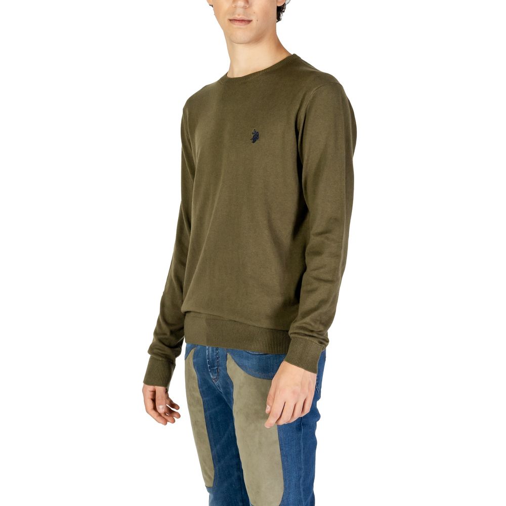 Green Cotton Sweatshirt - ventzia