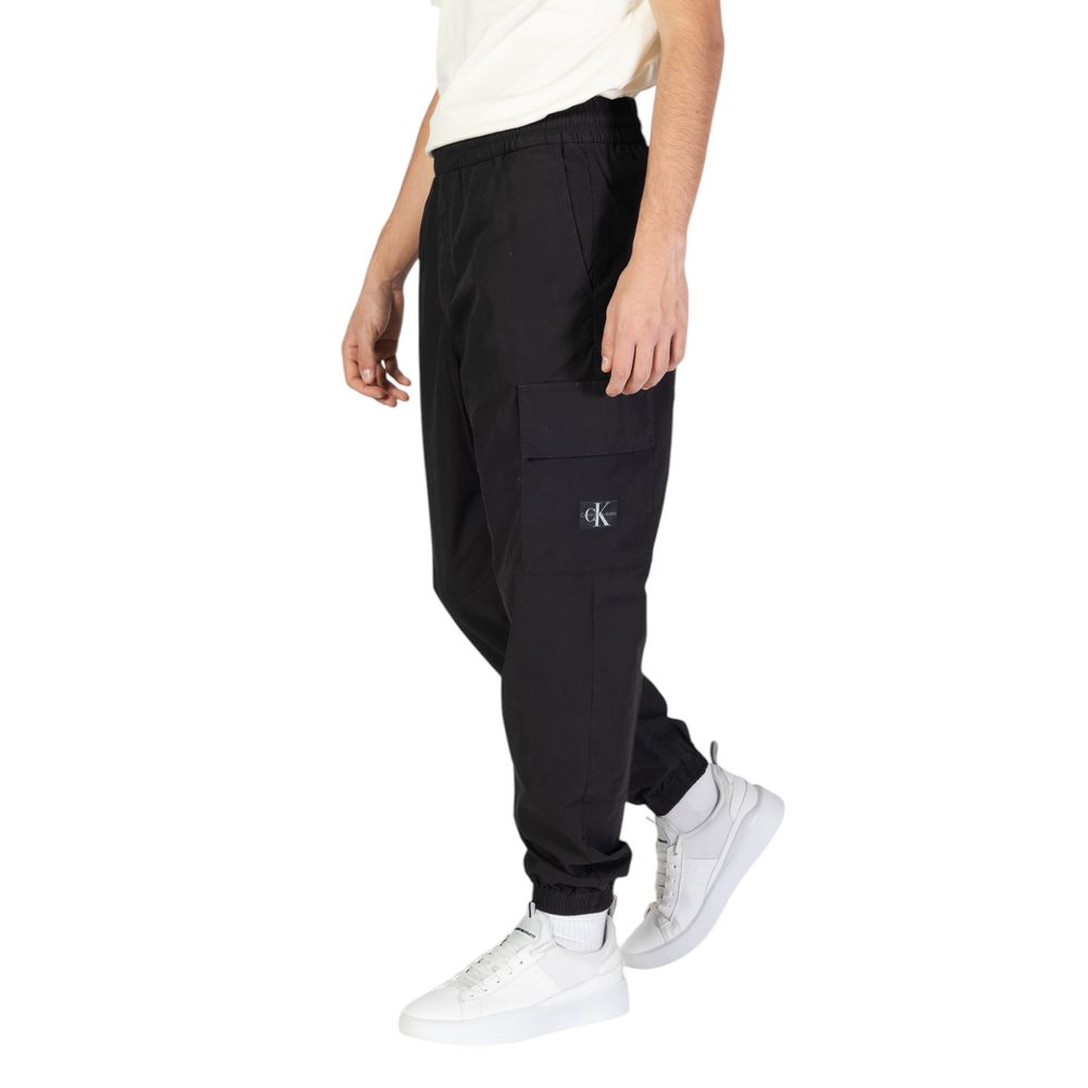 Black Cotton Joggers Workout Pant - ventzia