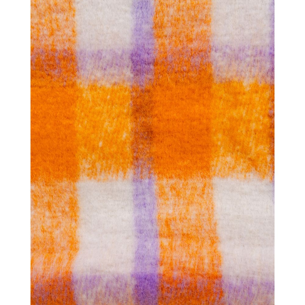 Orange Polyester Scarf - ventzia