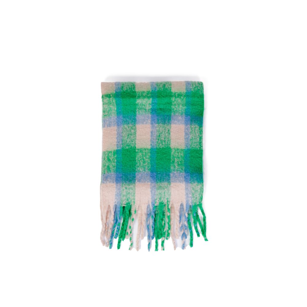 Green Polyester Scarf - ventzia