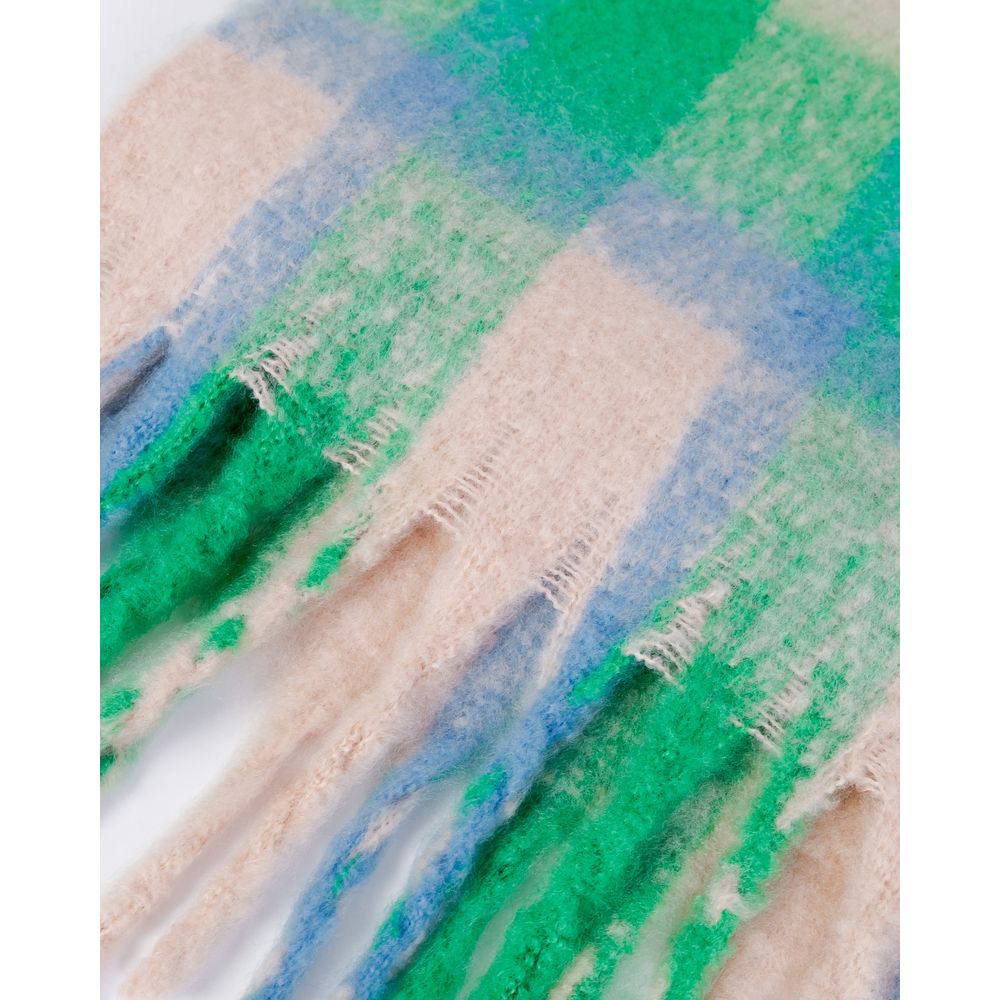 Green Polyester Scarf - ventzia