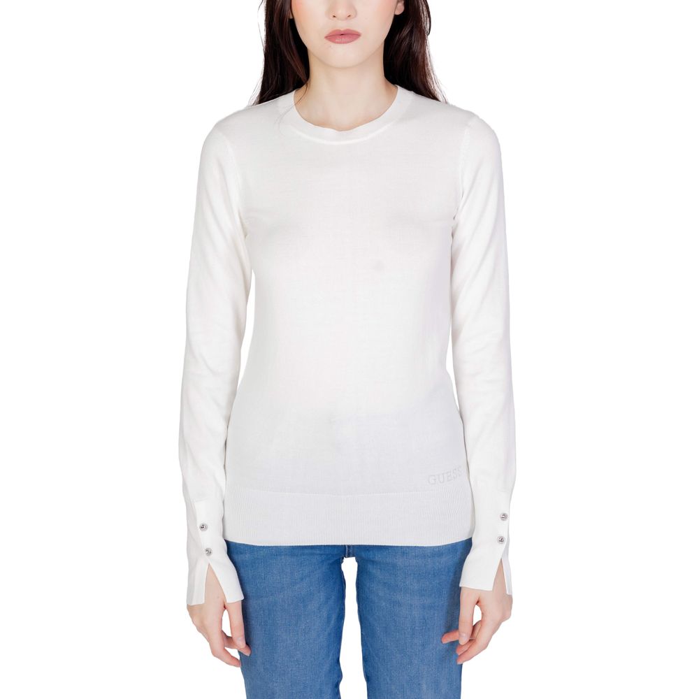 White Cotton Sweatshirt - ventzia