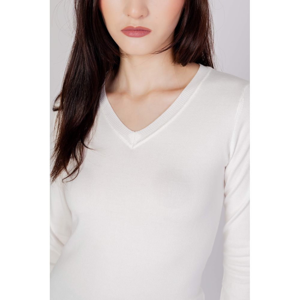 White Cotton Sweatshirt