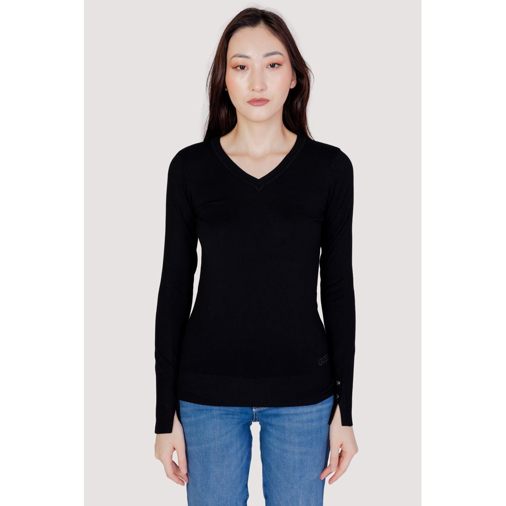 Black Cotton Sweatshirt