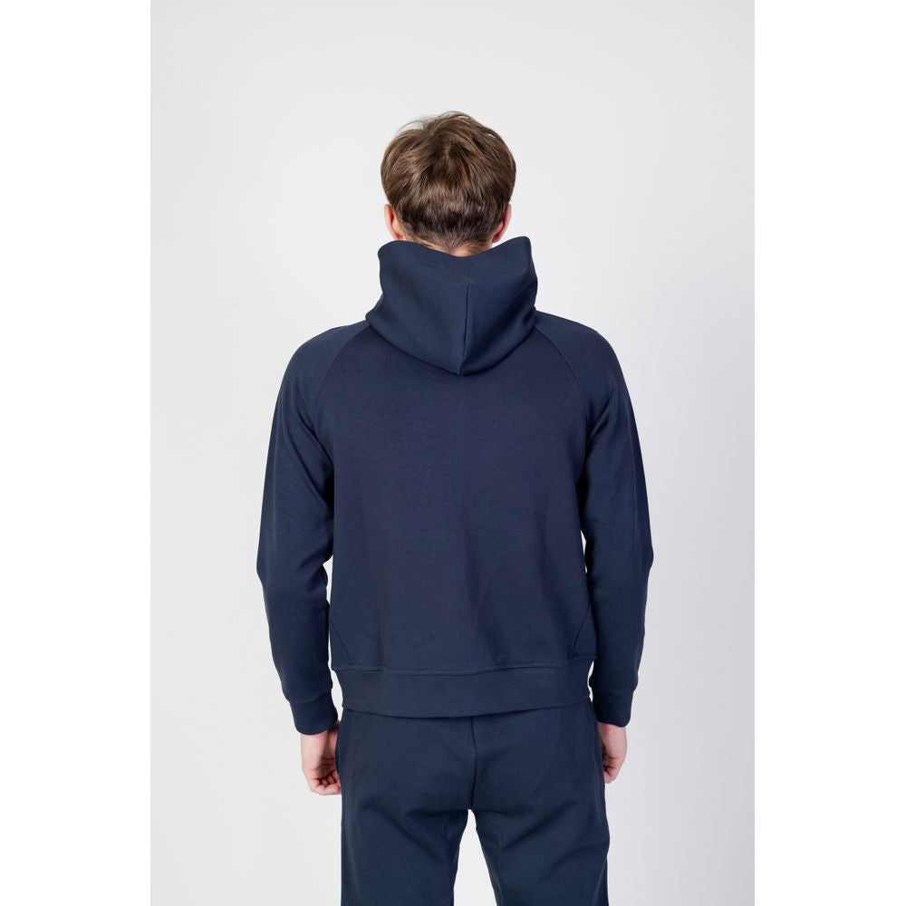 Blue Cotton Hoody - ventzia
