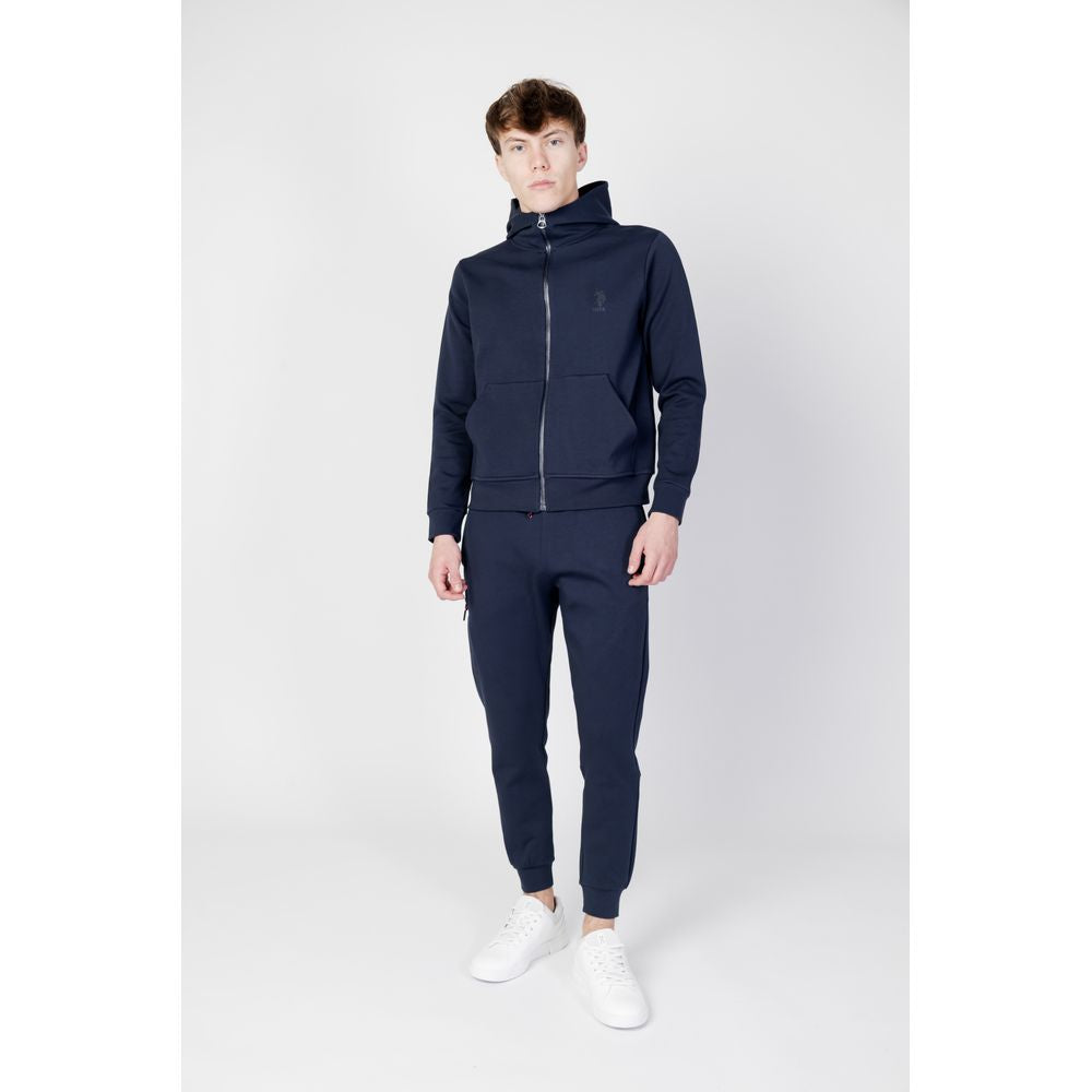 Blue Cotton Hoody - ventzia