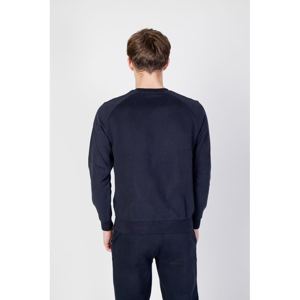 Blue Cotton Sweater - ventzia