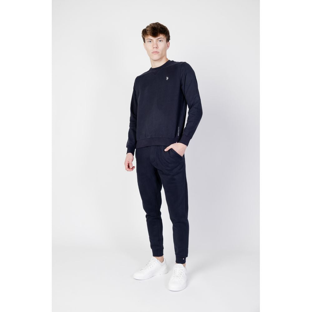 Blue Cotton Sweater - ventzia
