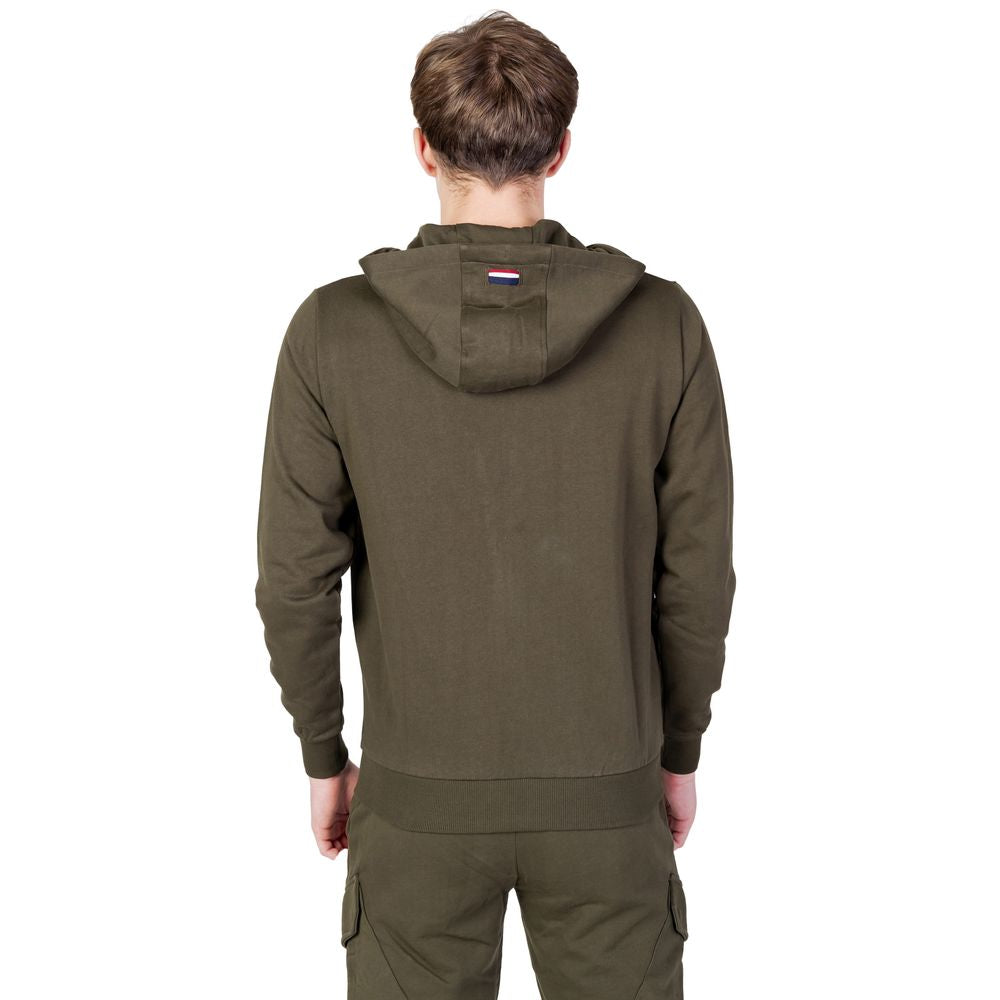 Green Cotton Hoody - ventzia