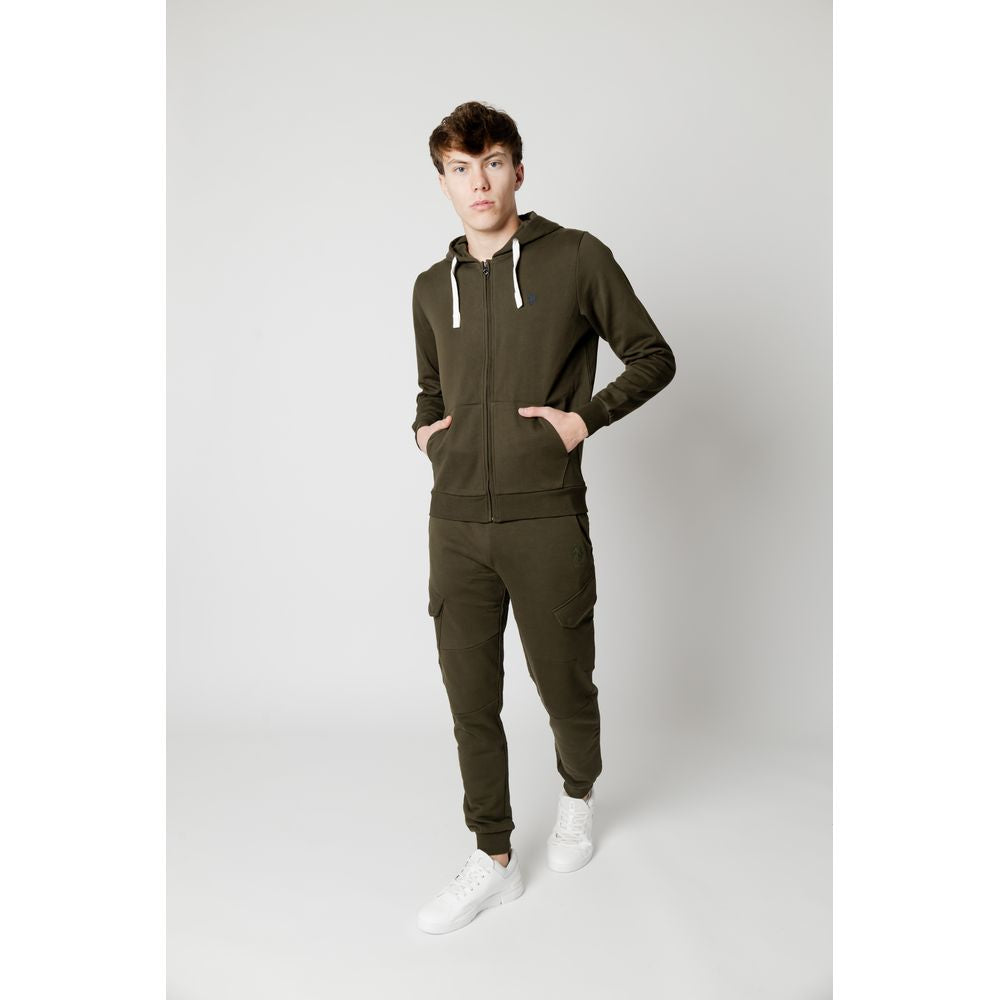 Green Cotton Hoody - ventzia