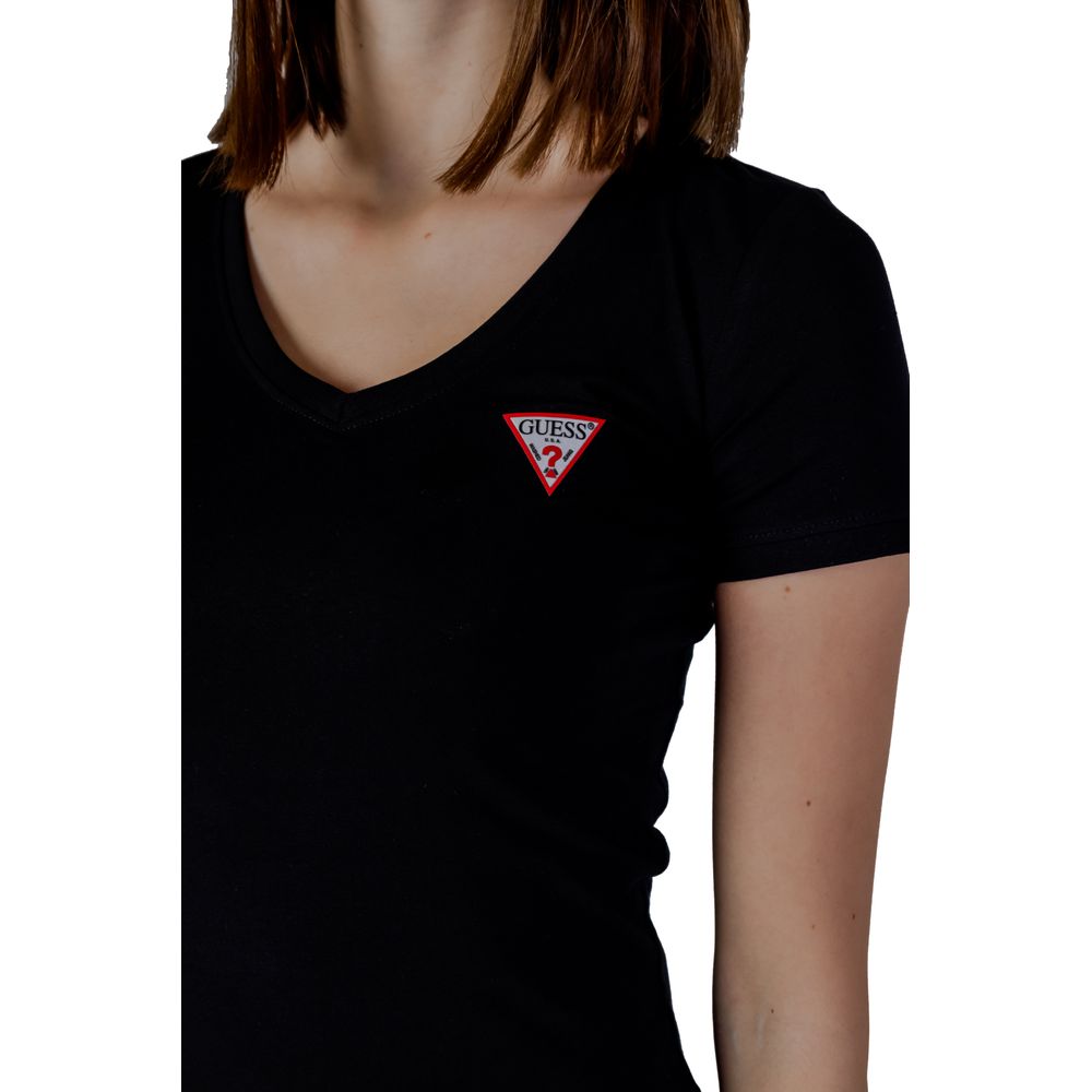 Black Cotton T-Shirt - ventzia