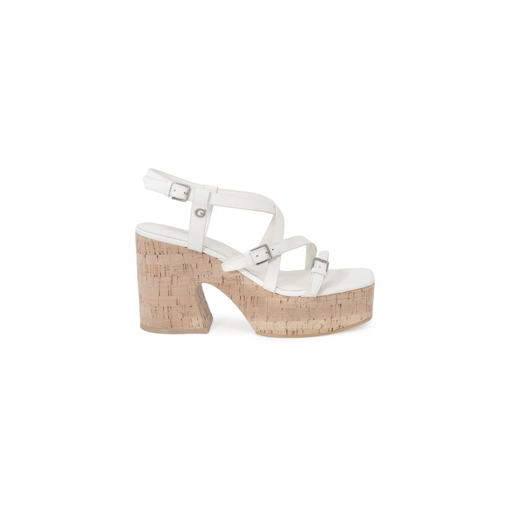 Beige Leather High Heel - ventzia