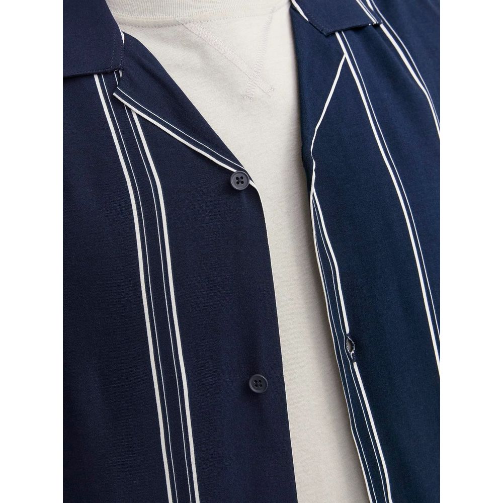 Blue Viscose Shortsleeve - ventzia