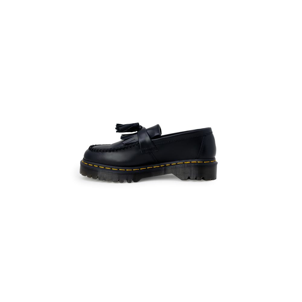 Black Leather Lace-Up Boot