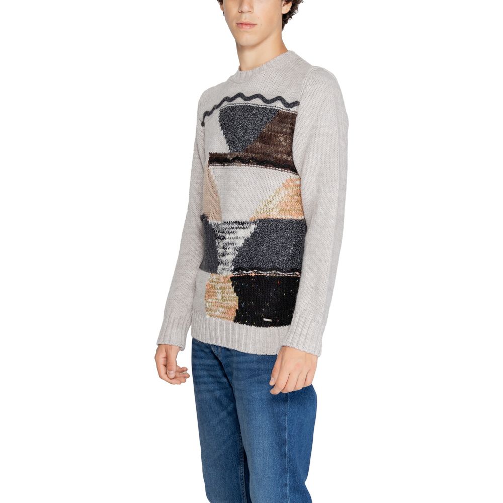 Beige Marabou Sweater - ventzia