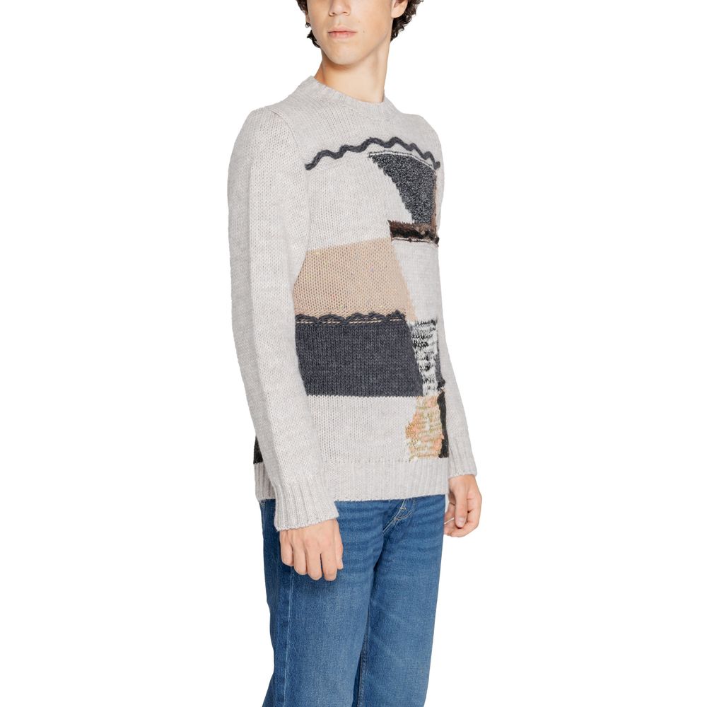 Beige Marabou Sweater - ventzia