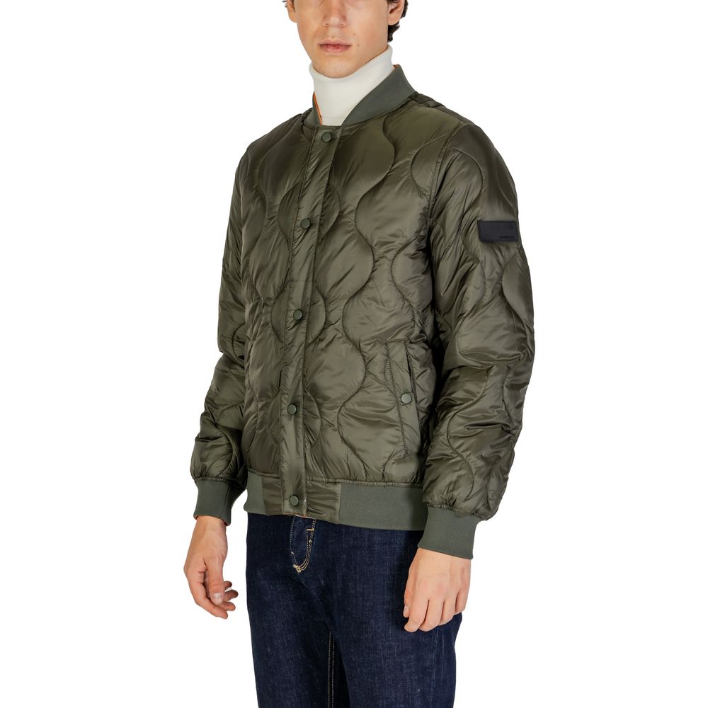 Green Polyamide Jackets & Coat - ventzia