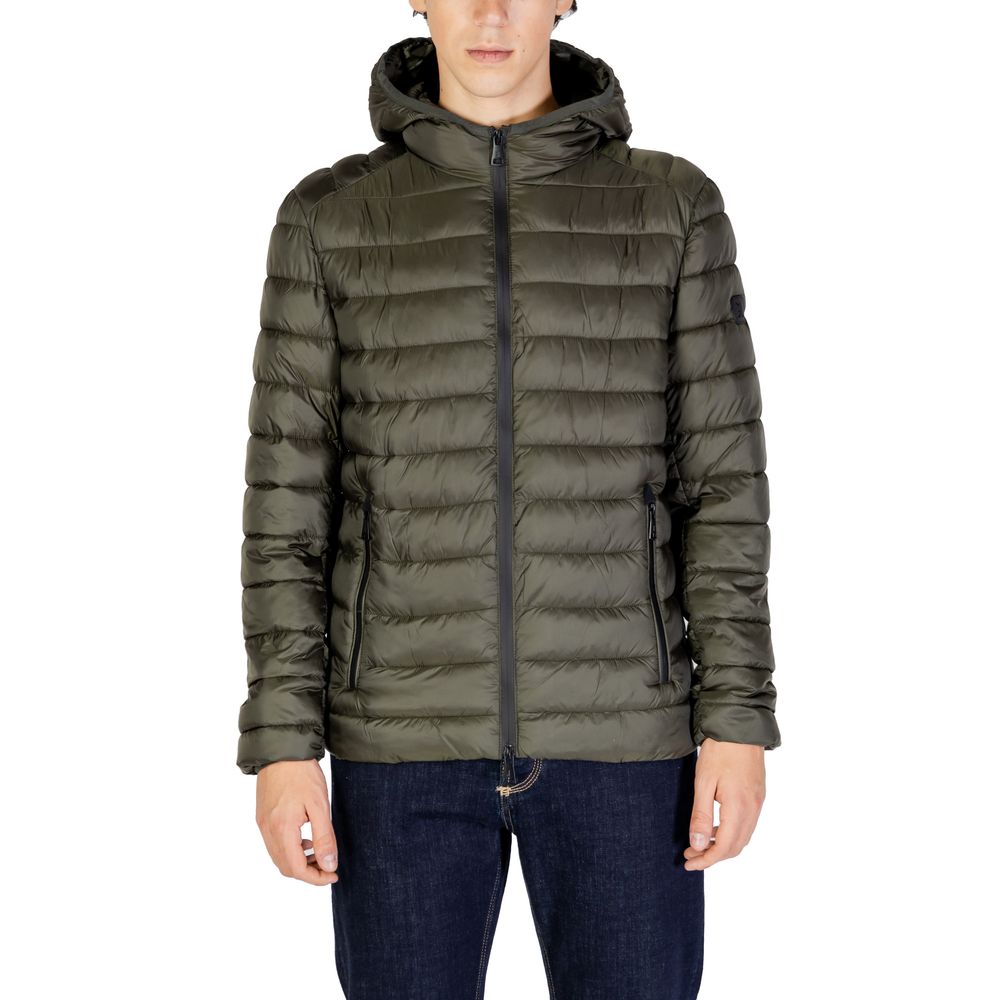 Green Polyamide Jackets & Coat - ventzia