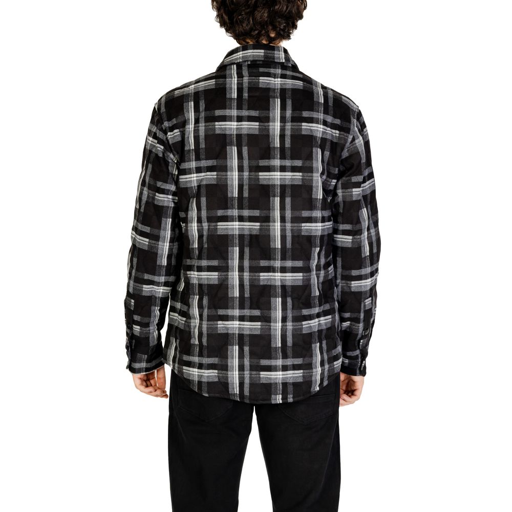 Black Polyester Jackets & Coat - ventzia