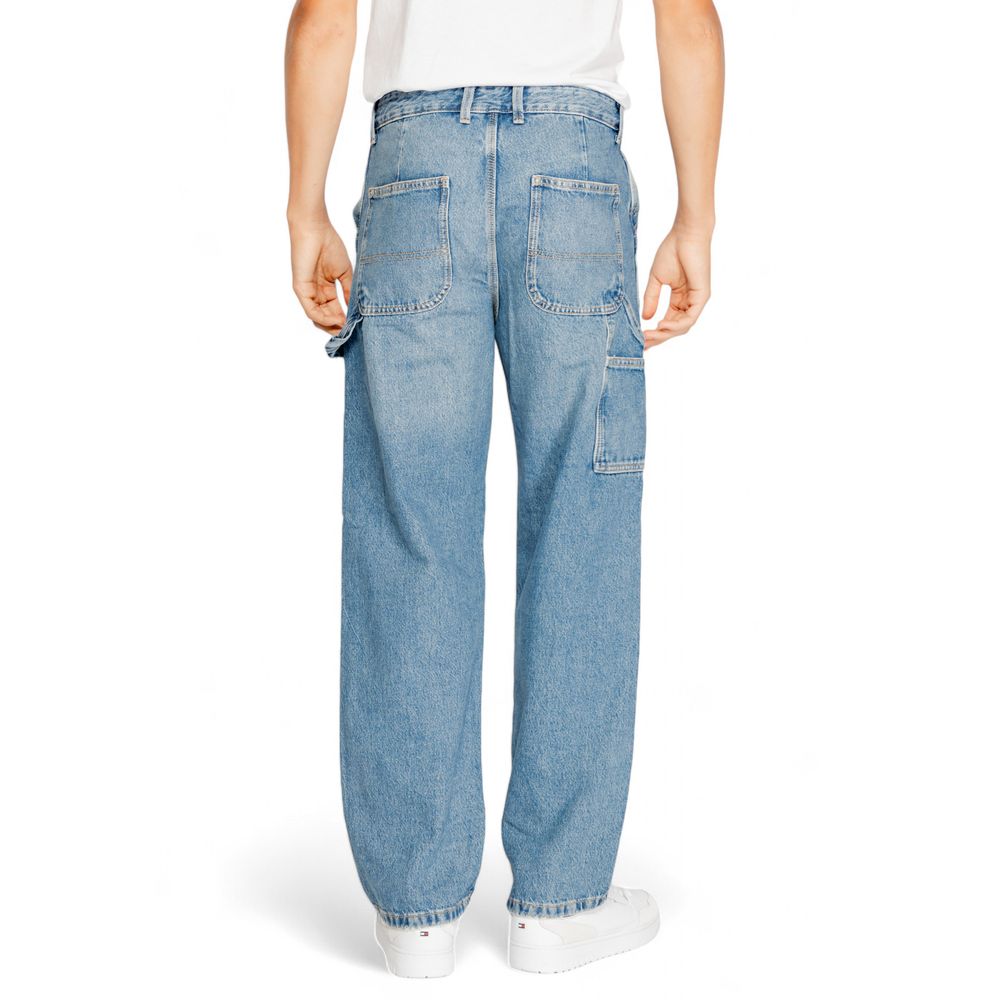 Blue Cotton Relaxed Fit Jean