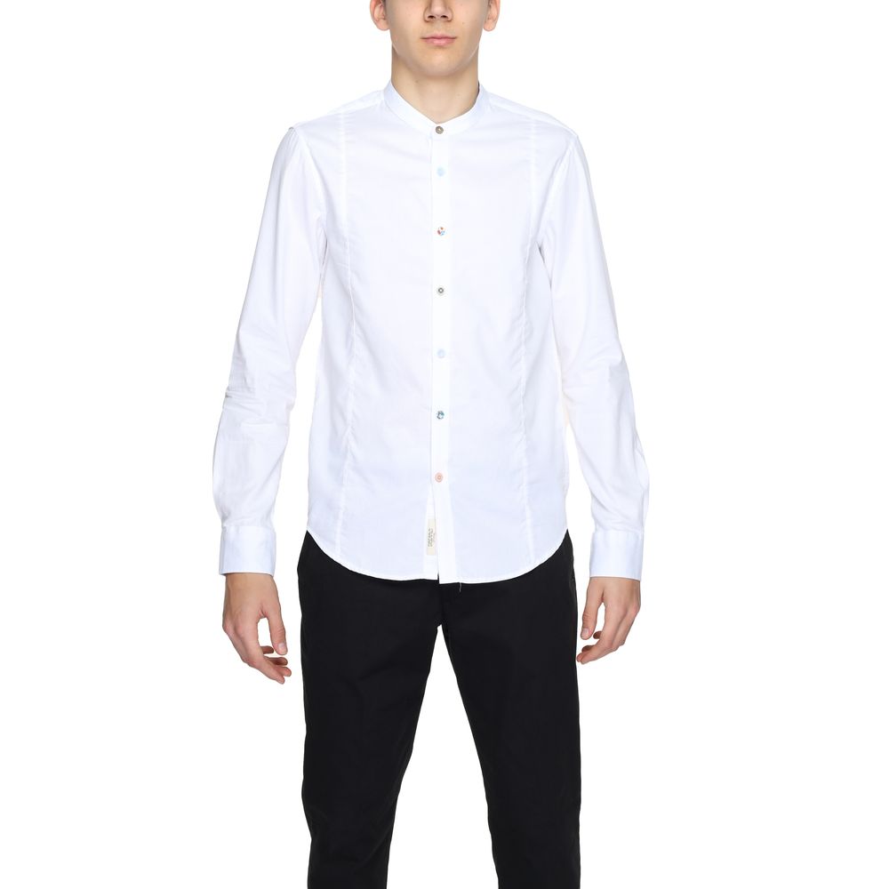 White Cotton Shirt - ventzia