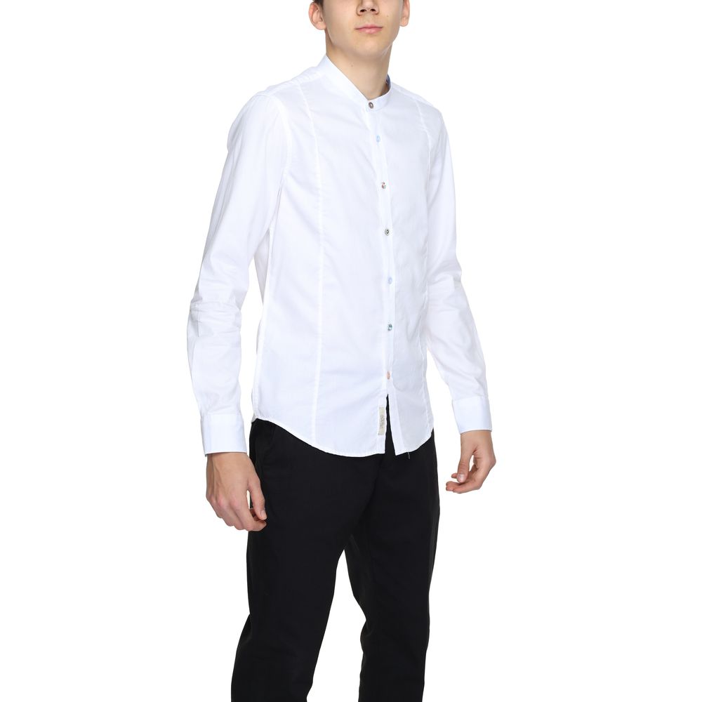 White Cotton Shirt - ventzia