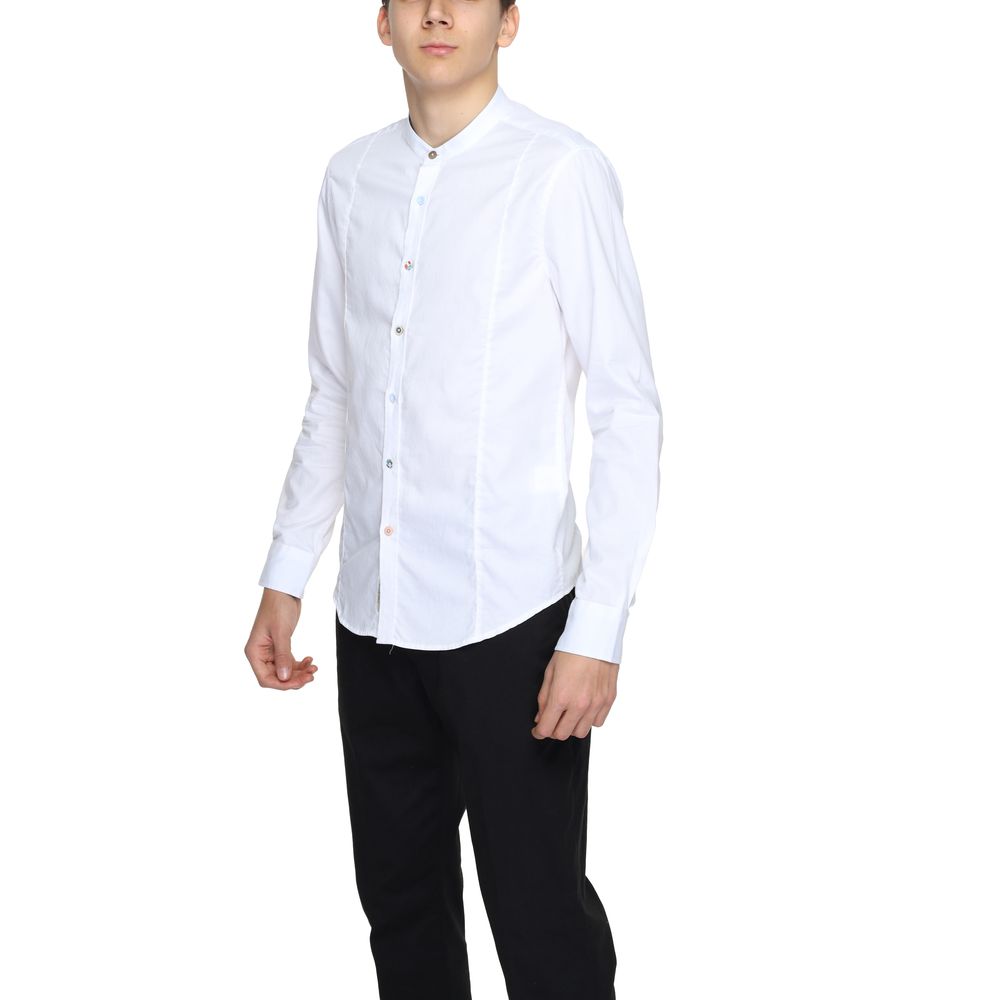 White Cotton Shirt - ventzia